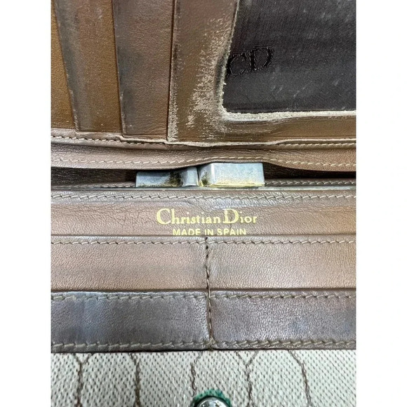 Christian Dior vintage 80s rare honeycomb print wallet. - Picture 14 of 14